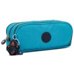 Trousse � crayons nylon 3 zips 32 emplacements bleu / noir