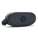 Trousse � crayons zipp�e duobox 20 cm 14 compartiments bleu marine