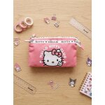 Trousse d'�cole hello kitty 3 compartiments rose