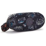 Trousse � fermeture zipp�e 20 cm kipling duobox jungle fun race noir / bleu / marine / bleu