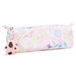 Trousse fille 2 compartiments kipling cute aqua sea 22 cm bleu / rose / blanc