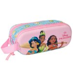 Trousse fille disney princess effet 3d panneau avant rembourr� blanc / rose / bleu