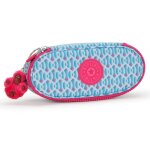 Trousse fille zipp�e nylon duobox kipling organisation 14 porte - stylos bleu / rose