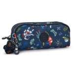 Trousse gar�on grande 3 compartiments gitroy polyester recycl� bleu / multicolore
