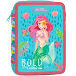 Trousse garnie polyester imprim� ariel disney princess bleu / vert / clair / bleu