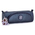 Trousse kipling cute 22 cm � 2 compartiments zipp�s look m�tallis� bleu / bleu / ciel / bleu