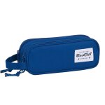 Trousse rectangulaire 2 compartiments blackfit8 original 21 cm bleu
