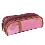 Trousse rectangulaire kickers girl 22 cm 2 compartiments multicolore