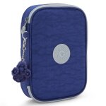 Trousse rectangulaire � zip kipling 26 boucles jusqu � 100 crayons bleu