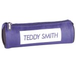 Trousse ronde 22 cm polyester teddy smith bleu