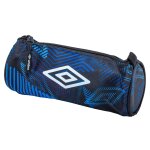 Trousse ronde zipp�e sport noir / bleu / blanc