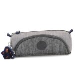 Trousse scolaire 2 compartiments kipling cute 22 cm - porte cl� singe inclus gris