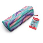 Trousse scolaire ouverture xxl trousse vague pastel