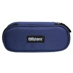 Trousse scolaire ovale plumier offshore bleu