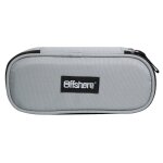 Trousse scolaire ovale plumier offshore gris