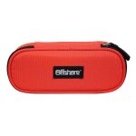 Trousse scolaire ovale plumier offshore rouge