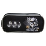 Trousse scolaire rectangulaire disney star wars noir