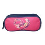 Trousse scolaire rectangulaire phileas amour rose