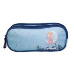 Trousse scolaire rectangulaire phileas lune bleu