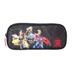 Trousse scolaire rectangulaire transformers noir