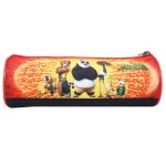 Trousse scolaire ronde kung fu panda rouge
