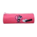 Trousse scolaire ronde minnie noeud rose