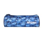Trousse scolaire ronde offshore bleu