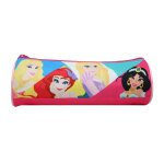 Trousse scolaire ronde princesses disney multicolore