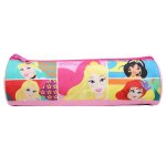 Trousse scolaire ronde princesses rose