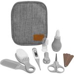 Trousse de soin classique gris, bleu, blanc