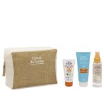 Trousse solaire essentiels voyage sp50 avec soins hydratants multicolore