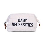 Trousse de toilette b�b� teddy blanc cass�