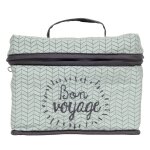Trousse de toilette bon voyage vert d'eau