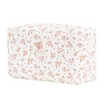Trousse de toilette coton bio bois de rose
