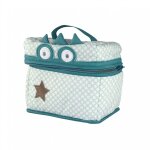 Trousse de toilette crocodile vert canard