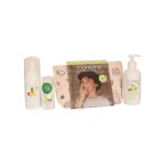 Trousse de toilette enfant avec soins visage et cheveux multicolore