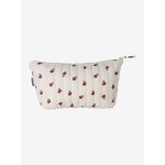 Trousse de toilette en gaze de coton rose