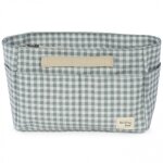 Trousse de toilette vert, blanc