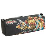 Trousse zipp�e gormiti en polyester imprim� personnages noir / multicolore / blanc