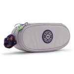 Trousse zipp�e nylon duobox kipling organisation 14 porte - stylos gris / vert
