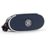 Trousse zipp�e ovale duobox 20 cm 14 emplacements bleu / gris / anthracite / ble
