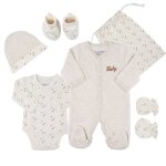 Trousseau naissance b�b� beige