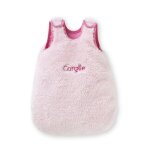 Turbulette peluche rose pour poupon 30 cm multicolore