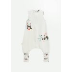 Turbulette tog 1 en gaze de coton avec pieds retroussables bento ecru