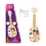Ukulele vaina en bois avec cordes en nylon - 53 cm beige Ukulele vaina en bois avec cordes en nylon - 53 cm beige