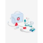 Valise docteur et accessoires bleu