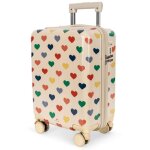 Valise enfant ecru, rouge, jaune, bleu Valise enfant ecru, rouge, jaune, bleu