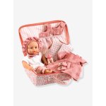 La valise poupon + accessoires rose