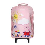 Valise � roulettes (taille unique) polyester peppa pig rose clair