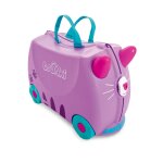 Valise trunki ride on - bagage cabine - chat purple